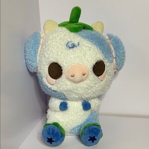 Plush Goals Cuddle Barn Blueberry Cow 11”